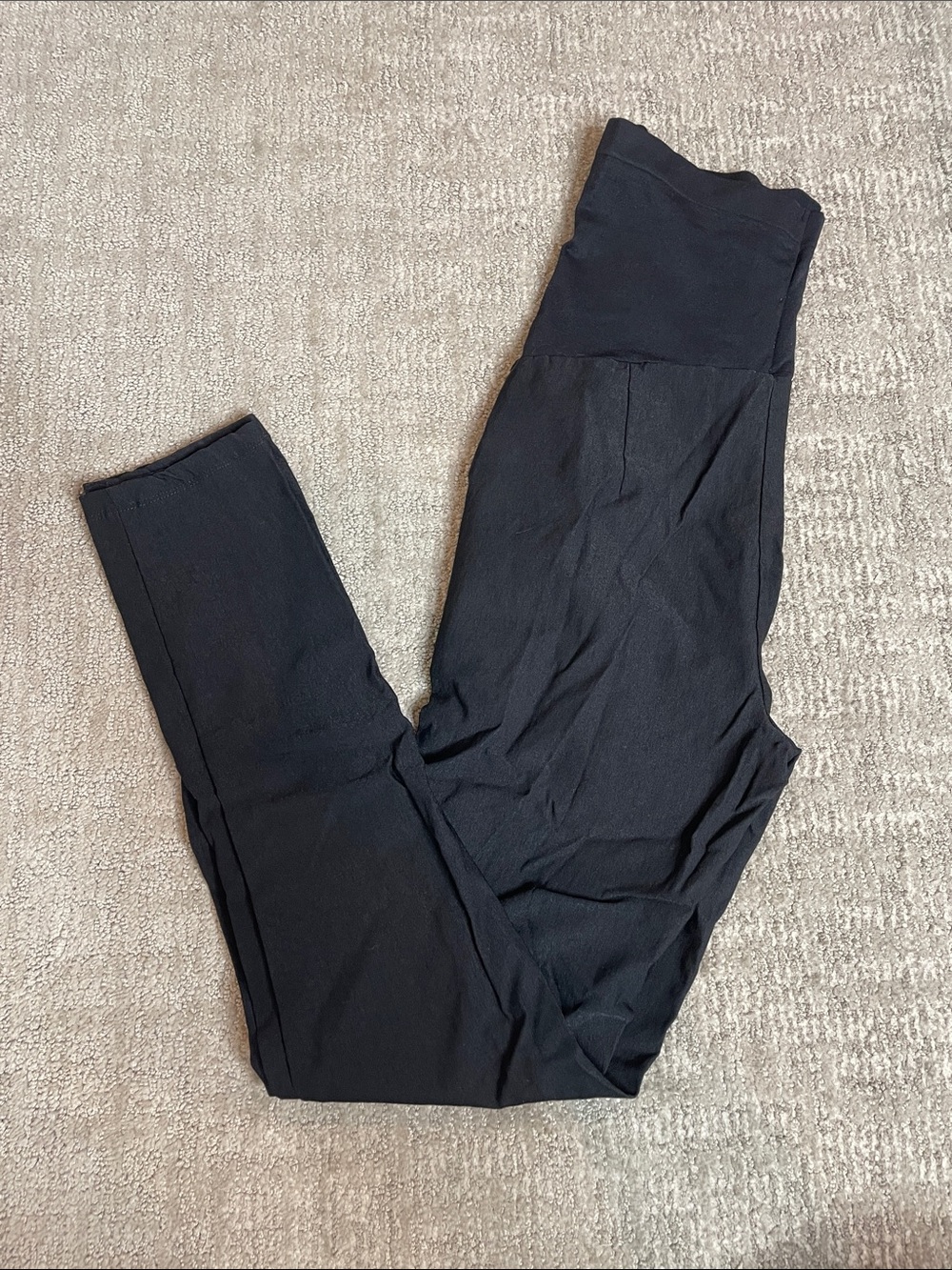 Black High-Waist Leggings for Women - Classic maternity Legging